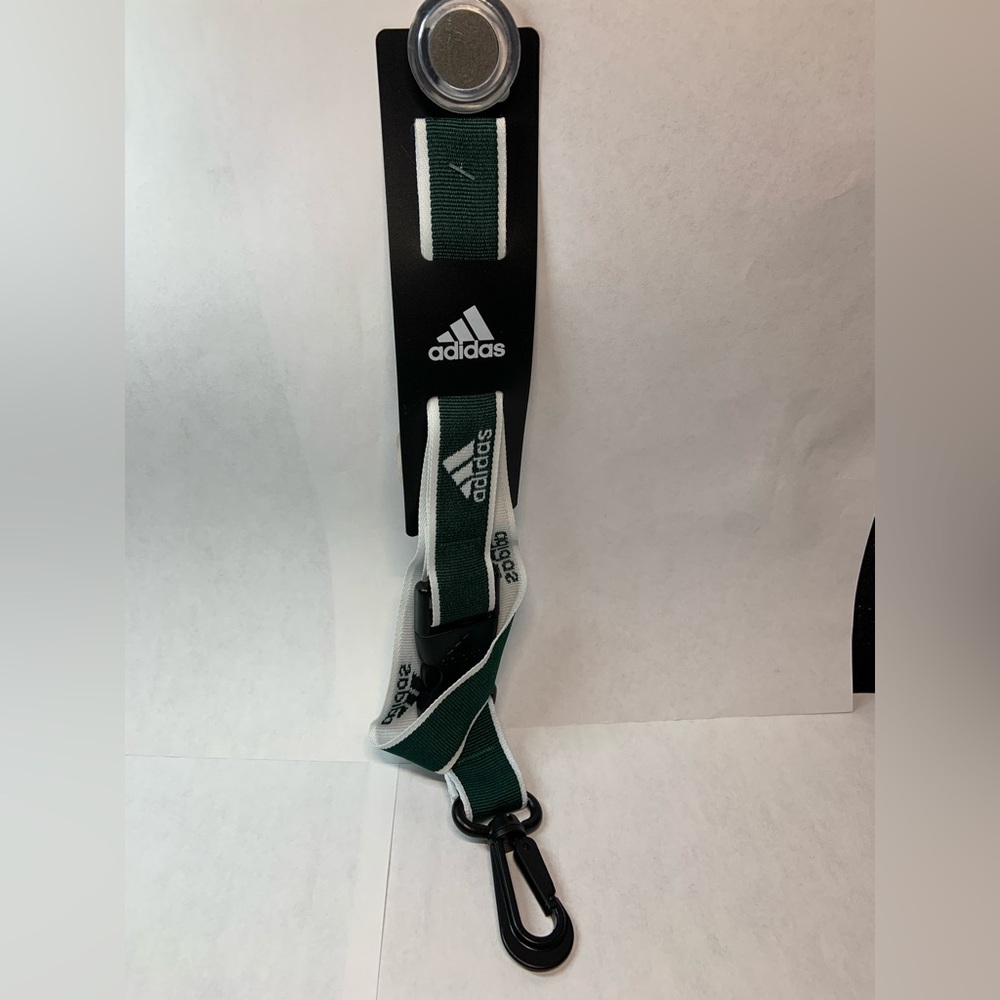 Adidas green lanyard